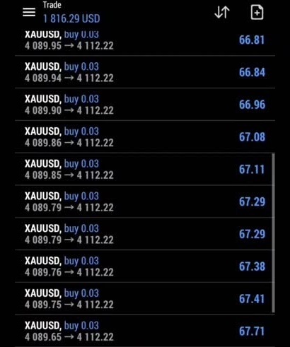 AI MONSTER PRO MT5 trading screen